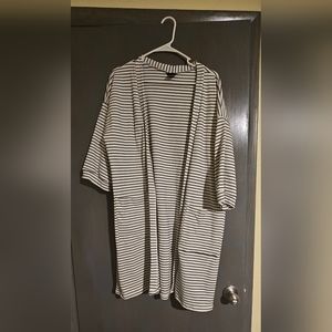 Agnes & Dora Forever Cardi (Ivory & Black)